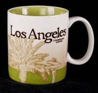 Starbucks Los Angeles Collectors Series 16oz Coffee Mug 2009